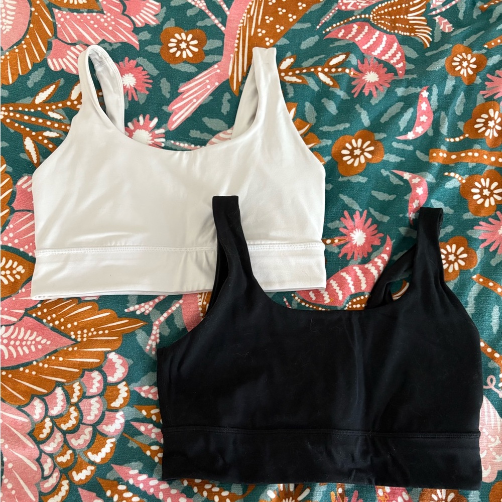 CRZ YOGA Black and White Sports Bras